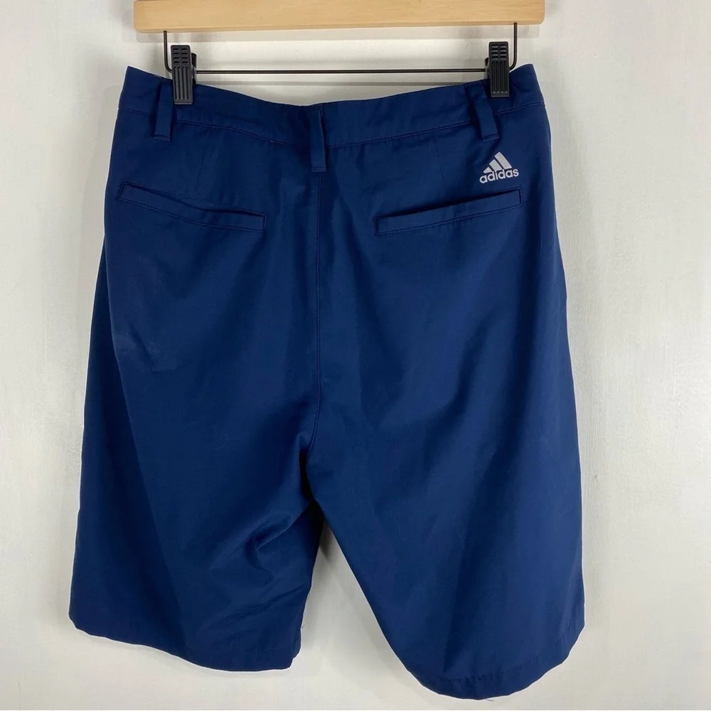 Adidas Men's Casual Bermuda Golf Shorts Athleisure Athletic Sporty‎ Navy Size 30